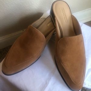 NWT Suede Mules